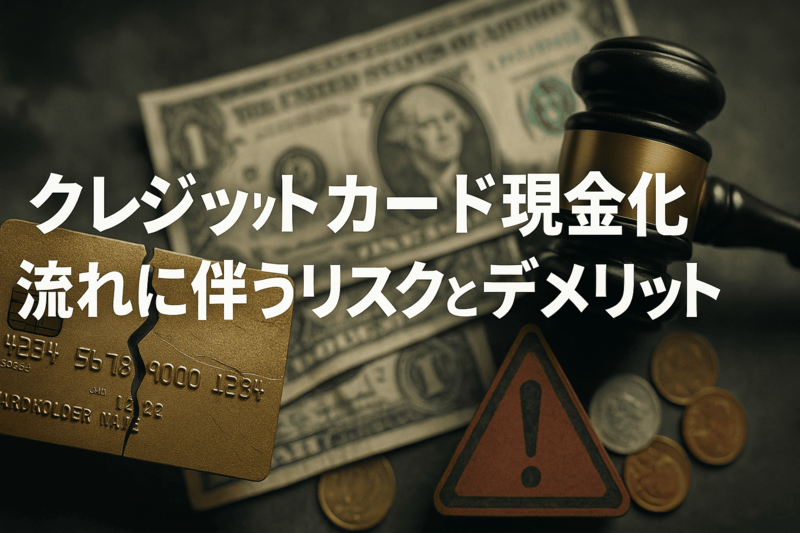 クレジットカード現金化 流れに伴うリスクとデメリット